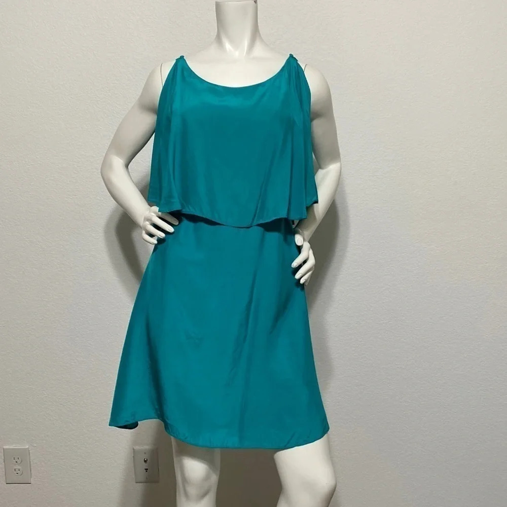 Annie Griffin Silk Mini Dress